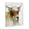 thumbnail image 3 of Stupell Industries Cottage Neutral Longhorn & Calf Canvas Art, 16 x 20, by Kelley Talent, 3 of 8