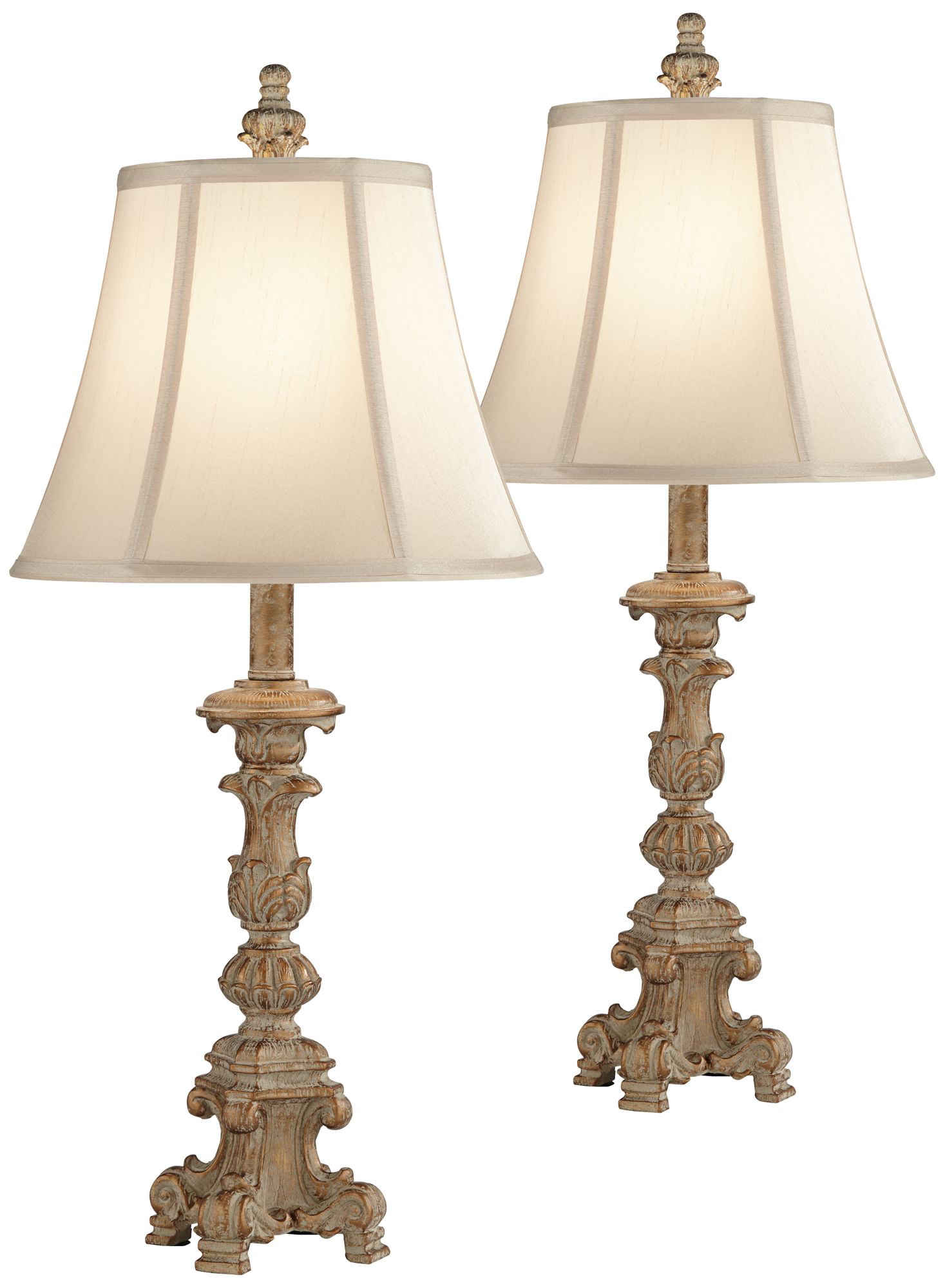 Regency Hill Shabby Chic Table Lamps, Best Shade For Candlestick Lamp