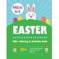 thumbnail image 2 of Easter Kids' Coloring & Activity Book: 50+ Coloring Pages, Dot-to-Dots, Mazes Pre-K to 8, (Paperback), 2 of 3