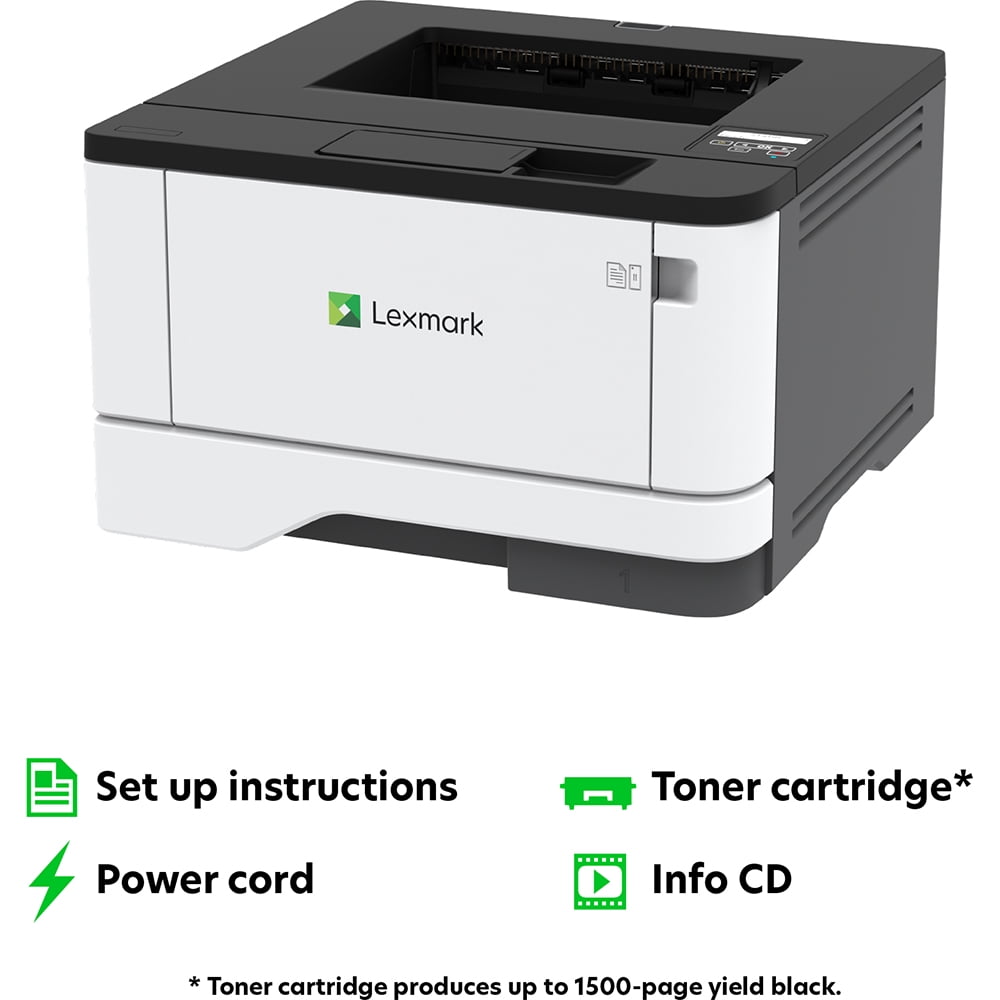 Lexmark MS331dn Black and White Laser Printer (29S0000)