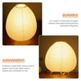 thumbnail image 4 of KAKOWELY paper lamp Paper Lantern Lamp Table Lamp Paper Lamp Modern Bedside Lamps Rice Paper Lamp (US Plug)9.06"X9.06"X8.27", 4 of 5