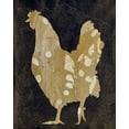 thumbnail image 2 of Peter, Christopher 12x14 Gold Ornate Wood Framed with Double Matting Museum Art Print Titled - Chicken Cameo, 2 of 4