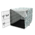 thumbnail image 3 of Exotic Dog Crate Cover, Summer Cocktails of Lemons and Pineapples Hipster Fruits Illustration, Easy to Use Pet Kennel Cover Small Dogs Puppies Kittens, 7 Sizes, Aqua Magenta and Black, by Ambesonne, 3 of 6