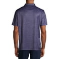 thumbnail image 3 of Ben Hogan Men's and Big Men's Performance Heathered Polo, up to Size 5XL, 3 of 6