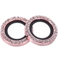 thumbnail image 1 of CRILSTYLEO 2Pcs Pink Camera Lens Protective Covers Fingerprint Resistance for Smartphone Users, 1 of 7
