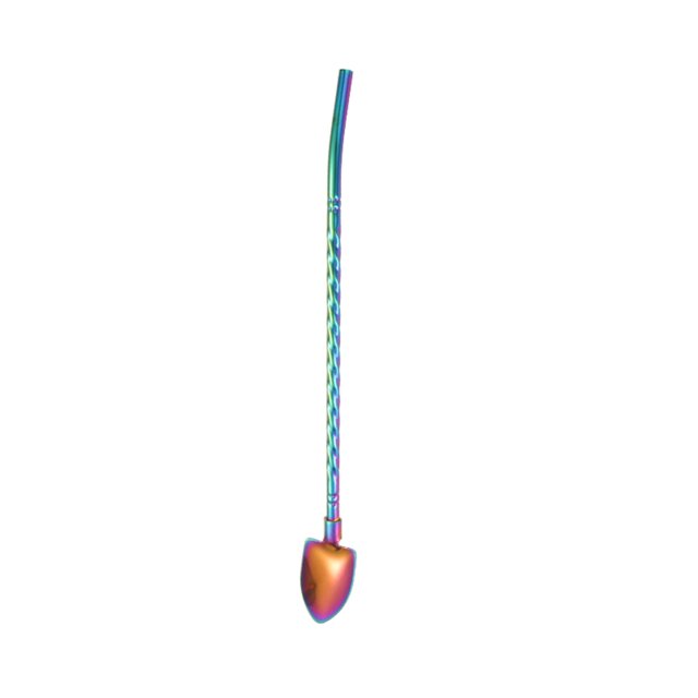 Cucharas de café, cucharas para mezclar, vajilla, minicucharas para postres, cucharillas de té con ventosa B-Pala con punta en espiral