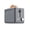 Gray, variant on Toastmaster 2-Slice Sage Fog Toaster with Lever and Dial Controls, Extra Wide Slots, 900W
