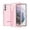 Pink, variant on SaniMore for Samsung Galaxy S23 Plus 6.6" Case, Rugged PC Lightweight Crystal Clear Glitter [Never-Yellowing] Full Body Protective Cover for Samsung S23 Plus Women Ladies Girls, White