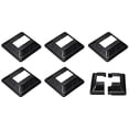 thumbnail image 1 of Unique Bargains Deck Post Base Cover, 6Pcs Split Style Post Bracket 42x21mm/1.65x0.83' Post Base for Hand and Stair Rails, 1 of 5