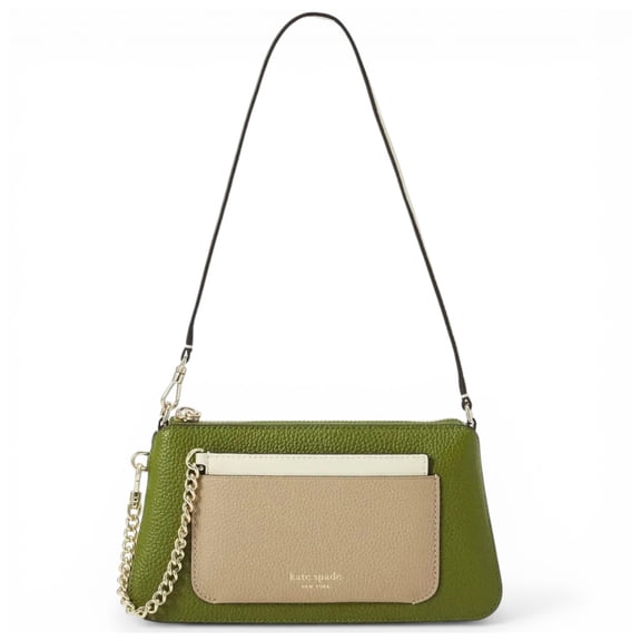 Kate Spade New York Women's Ava Small Pochette Bag (Green Multi)