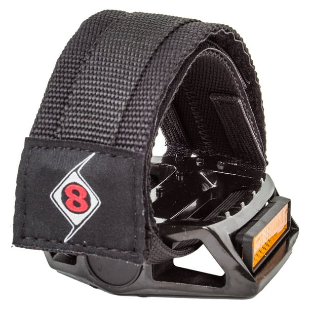 Origin8 Toe Straps Pro Grip II Double Black