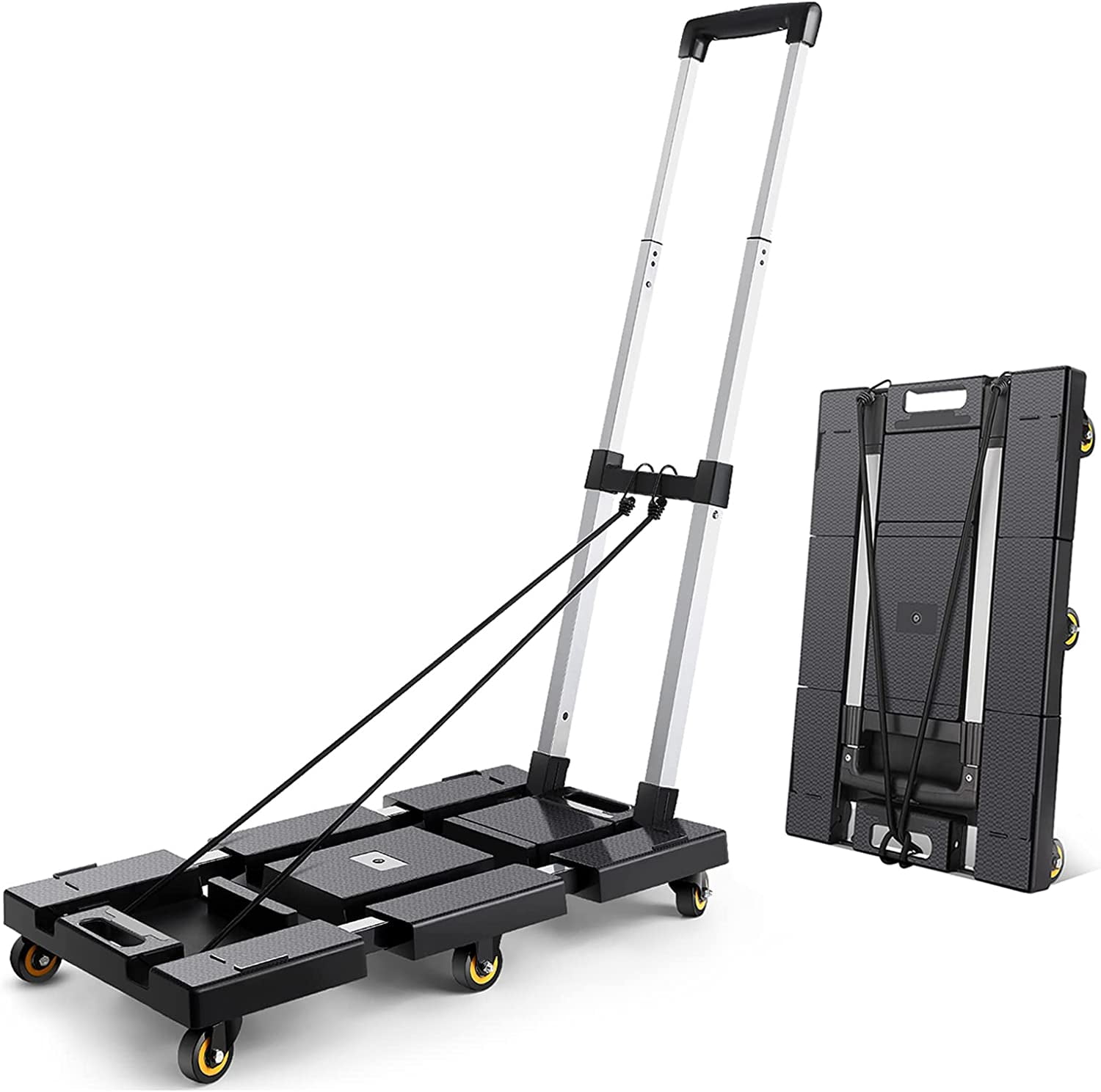 Devo Luggage Cart Trolley, 330 Lbs Load Capacity Hand Truck Cart with 3