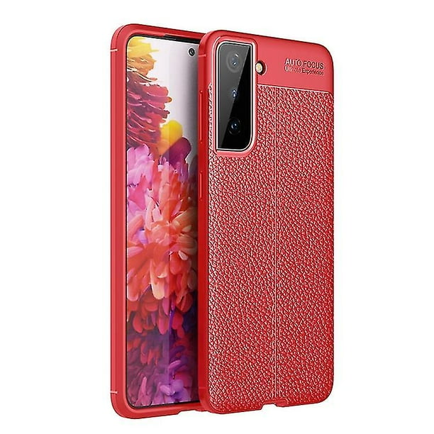 Funda de TPU con textura de lichi para Samsung Galaxy S21+ 5g, a prueba de golpes