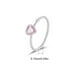 thumbnail image 5 of Qarigey Anillo de mujer Chapado en plata Anillos redondos de moda Corazón Zircon Decoraciones Novia Joyería Joyas Adornos Presente Ropa, zapatos y accesorios Miscelánea talla 8 Qarigey AP012383-03, 5 of 6