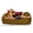 Chocolate, variant on Jaxx 7 Foot Giant Bean Bag Sofa, Mandarin