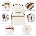 thumbnail image 4 of Mochila MATEIN con puerto USB acolchado delgado de 15,6 pulgadas, color beige, 4 of 9
