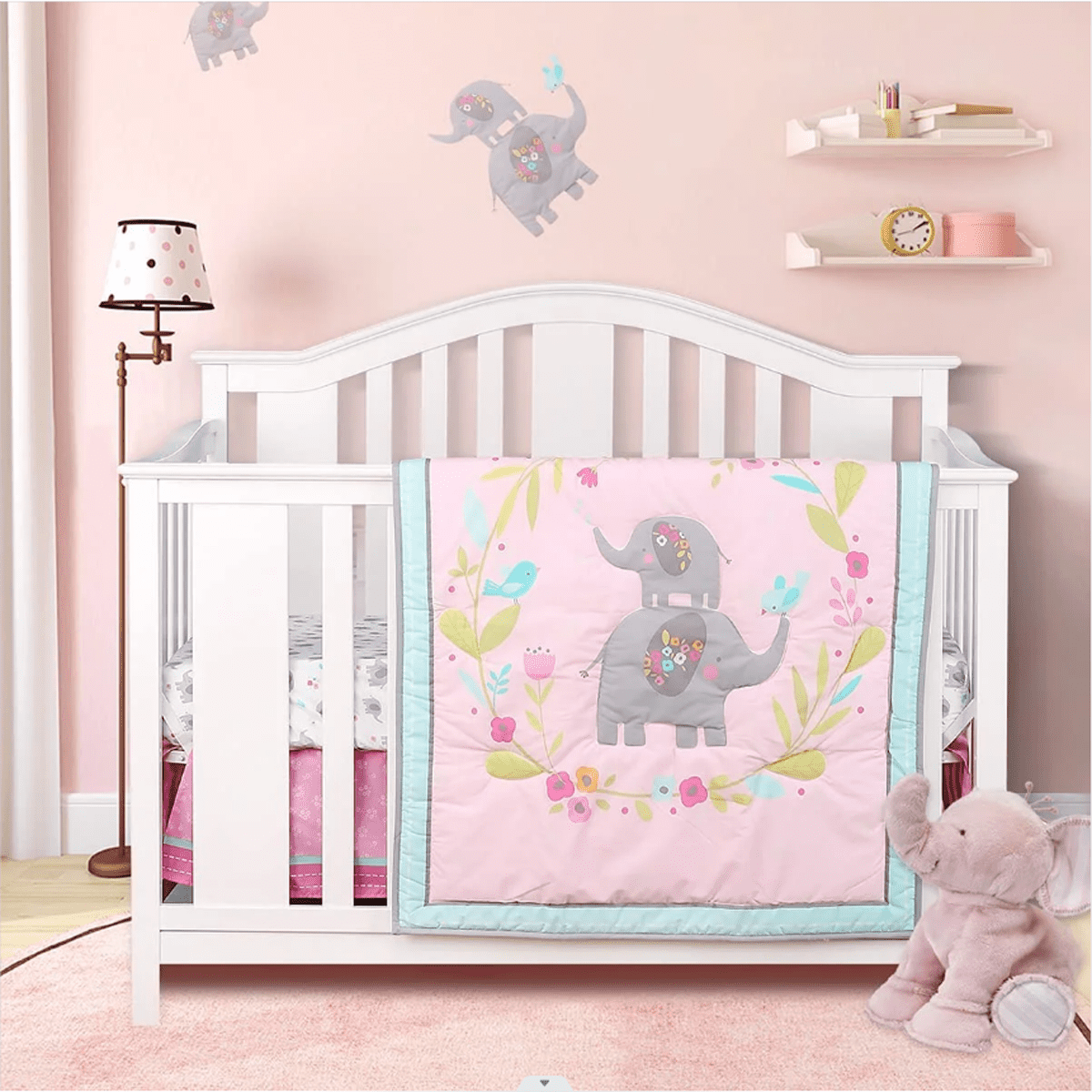 Pink baby bedding crib sets sale