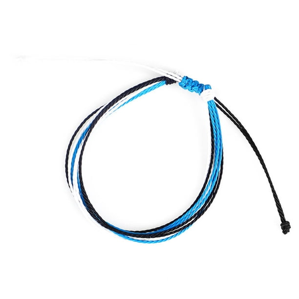 Sonducket trenzada joyería estética cordón cómodo accesorios de mujer regalo creativo para chicas adolescentes azul + negro Type3 NO3 Sonducket AP009518-02