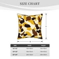 thumbnail image 4 of Velvet Decorative Throw Pillow Covers Set of 2, Soft Square Cushion Cover with Invisible Zipper camouflage Printing, 16"x16", 4 of 7