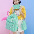 thumbnail image 4 of Bsvklp 3 Uds 2017 Nueva Mochila Para Mujer, Bonita Mochila Escolar Con Estampado De Conejito Para Niñas (Verde)-151298,04 Bsvklp Para estrenar, 4 of 8