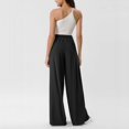 thumbnail image 4 of yunLCZ Wide Leg Pants Woman Women's High Waist Wide Leg Casual Slacks, 4 of 4