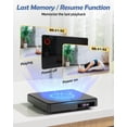 thumbnail image 3 of 1 Pack Mini DVD Player para TV con y Salida, Compatibilidad 1080P, Libre de Regiones, Puerto para Tarjeta USB/SD, Control Remoto Incluido, Reproduce DVD VCD SVCD, Compatible con PAL/NTSC, 3 of 8