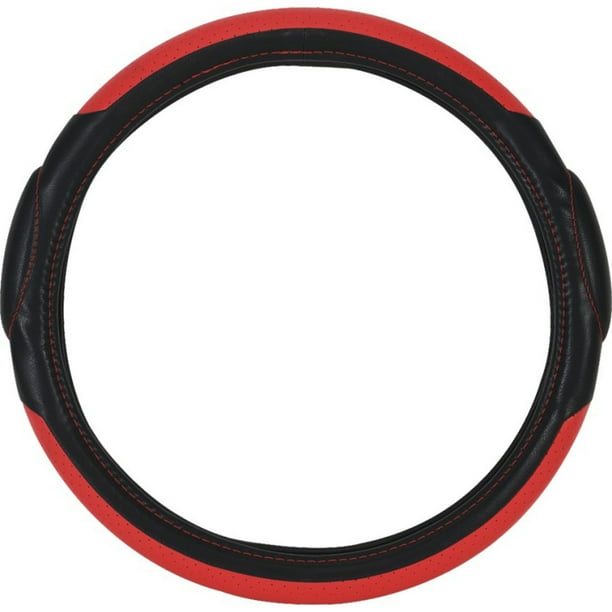 Car Steering Wheel Cover, Red/black Universal Racing Style Steering