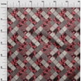 thumbnail image 3 of oneOone Cotton Jersey Dark Brown Fabric Floral Sewing Fabric By The Yard Printed Diy Clothing Sewing Supplies 58 Inch Wide, 3 of 6