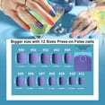 thumbnail image 2 of Press On Nails Teenitor Glitter Short Square 12 tamaños x 24, 2 of 7