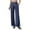 Blue, variant on Chbgutlmr Womens Pants Drawstring Waist Straight Leg Loose Plain Workout Athletic Trousers with Pockets
