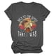 thumbnail image 4 of Camiseta de verano de manga corta para mujer, cuello redondo, estampado de letras, transpirable y holgada, color gris oscuro, talla XL, 4 of 6