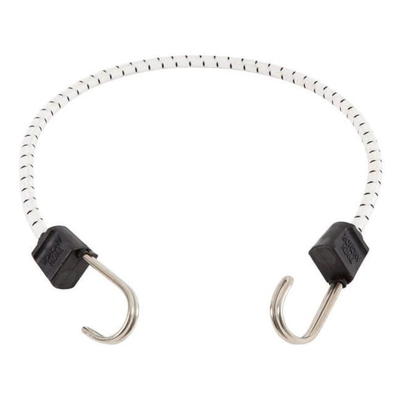Keeper 8866345 Cordon Élastique Ancre Marine 24 Po., Blanc & Noir - Lot de 10