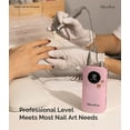 thumbnail image 3 of MelodySusie Entry-Level Clip-On Cordless Nail Drill, SC320F 30000RPM E-File with Pastel & Colorful Aesthetic Design for Manicure Shaping & Gel Removal, 3 of 7