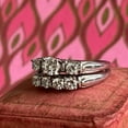 thumbnail image 3 of Gems Jewels 3.00 Ctw Round Cut White Diamond Wedding Anniversary Engagement Bridal Set Ring 14K White Gold Plated 925 Sterling Silver 925 Sterling Silver -10, 3 of 5