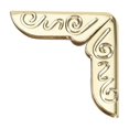 thumbnail image 1 of Unique Bargains Metal Book Corner Protectors Edge Cover Guard 15 x 15 x 2mm Gold Tone 30 pcs, 1 of 3