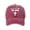 Brick Red, variant on Faith-Inspired Hat Cross Letter Print Baseball Cap Washed Caps for Streetwear and Daily Casual Outfits