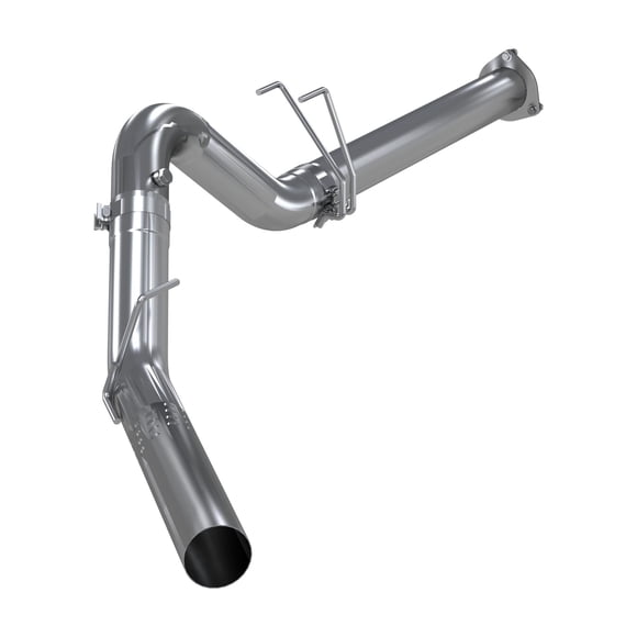 MBRP S6287PLM 4-Inch Aluminized Steel DPF-Back Exhaust Single Side Exit, Fits Ford F-250/F-350/F-450 2011-2016, 6.7L Power Stroke Engine Only