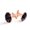 Color 5, variant on Men's Classic Stainless Steel, Dinosaur Silhouettes Pattern Cufflinks Business Wedding Shirts, Rose Gold