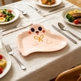 thumbnail image 4 of Ouuluon Cute Sturdy Ghost Paper Plates Set of 10, 10x6 in Convenient Disposable Halloween Party Supplies for Candy Cake Snack, 4 of 7