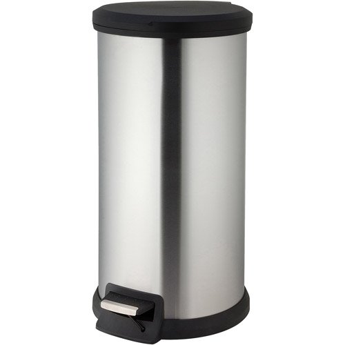 Better Homes and Gardens 30-Liter Round Step Trash Can ...