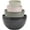 TIMELESS GREY, variant on TTU Tabletops Gallery Hobnail Style 4 Piece Timeless Grey Stoneware Nesting Mixing Bowl Set for Baking and Cooking