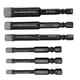 thumbnail image 2 of Juego de 6 brocas de diamante negras para taladrar en seco, para cerámica, mármol, azulejos, piedra, vidrio y materiales duros (5/6/8/10/12 pulgadas)., 2 of 5