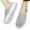 Grey, variant on Clogs for Women Sip on Walking Shoes Mesh Sneakers Mules Comfortable Backless House Slippers