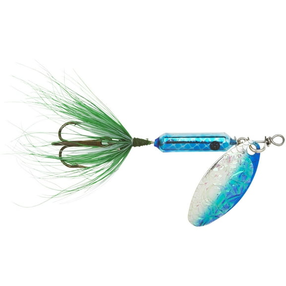 Yakima Bait, Worden's Original Rooster Tail, Inline Spinnerbait Fishing Lure, Flash Blue, 1/16oz