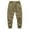 Khaki, variant on SwiftWear Women's Cargo Joggers with Elastic Waist,Cuffed Ankle Cropped Pants Multiple Pocket Plus Size Casual Trousers M-4XL