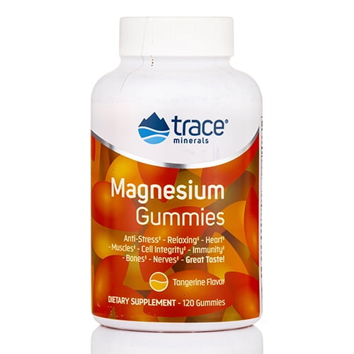 Trace Minerals Research Magnesium Gummies Tangerine 120 gummies