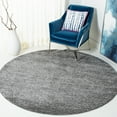 thumbnail image 2 of SAFAVIEH Retro Cletus Solid Area Rug, Grey/Ivory, 6'7" x 6'7" Round, 2 of 8