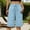 Light Blue, variant on Women's High Waist Bermuda Shorts, Pleated Front Drawstring Casual Long Shorts with Pockets, Comfortable and Versatile for Work, Travel and Summer Wear Pink S