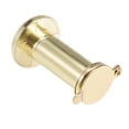 thumbnail image 4 of Uxcell Solid 200 Degree Door Viewer Peephole with Cover for Thick Doors Part Brass Gold Tone 2pcs, 4 of 4
