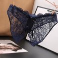 thumbnail image 2 of Byworldtasic Womens Breathable Underwear Sexy Crotchless Underwear for Women Lace Seamless Naughty Panties Cheeky Low Rise No Show Stretchy Hipster Brief, 2 of 5